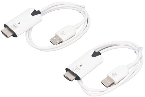 Trasmettitore e Ricevitore HDMI Wireless, Extender HDMI Wireless HD 1080P a Lungo Raggio da 30 M/98,4 Piedi, Trasmissione in modalità Punto a Punto, Antenna Integrata, per