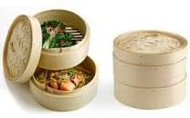 LA CASA DI EVA Vaporera BAMBÚ Cocina Saludable Asiática 2 plantas (30 cm)