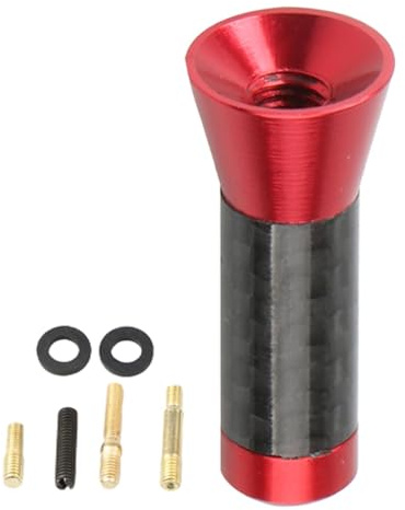 Antena de Radio para camión,Antena Am FM para Coche - Antena para Parabrisas de Coche de 3,5 cm | Antena de Parabrisas de Coche de Metal, Antena de diseño de Coche de Fibra de Carbono para Accesorios