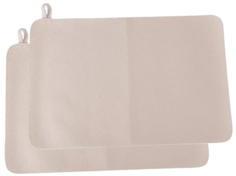 Tappetino per sauna – 2 cuscini in feltro spesso, resistente al calore, tappetino assorbente per bagno turco e accessorio igienico per sauna, morbido e confortevole per spa, bagno e relax