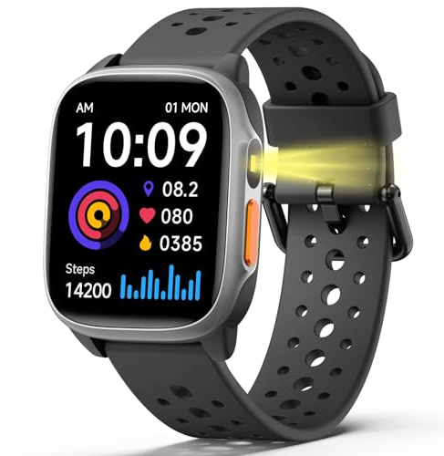 Meoonley Smartwatch per Bambini, Activity Tracker da 1.5 per Ragazzi, monitoraggio benessere e sonno, Frequenza Cardiaca, Giochi di puzzle, Funziona Senza App/Telefono, Regalo per Ragazzi 6-15 Anni