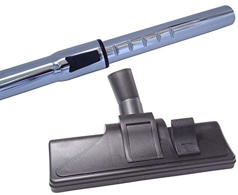 Chrom Staubsauger 35mm Teleskoprohr kompatibel für Kärcher NT 361 Eco im Set mit Staubsaugerdüse & 5 Duftstäbchen
