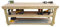 Arbor Garden Solutions wooden MDF workbench with double shelf, garage table (4ft)