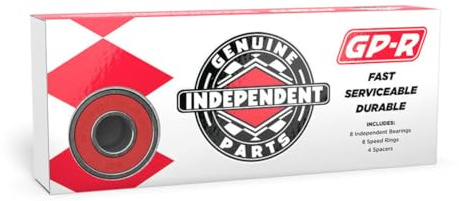 Independent GP-R - Cuscinetti per skateboard, confezione da 8