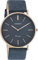 Oozoo Vintage Armbanduhr mit Glitzer Lederband 40 MM Rose/Dunkelblau/Dunkelblau C20163