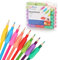 Ergonomische Bleistift Griffe 40 Pcs mit 8-Farben, Silikon Bleistifthalter für Kinder Handschrift, Kleinkind Gel Bleistift Kissen Griffe, Dreieck Stift Griffe für Erwachsene Schreibhilfe, Classic