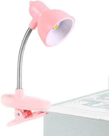 Lampada da scrivania con morsetto, lanterna da lettura a clip, lampada creativa con morsetto, clip per luce notturna portatile, lampada da studio per la cura degli occhi per scrivania, comodino,