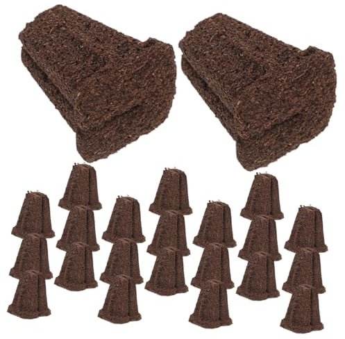 Abaodam 30piezas Tapones De Semillas Hidropónicos para De Verduras Frutas y Flores Sistema De Jardinería De Interior Tierra para Macetas para Plantas De Exterior