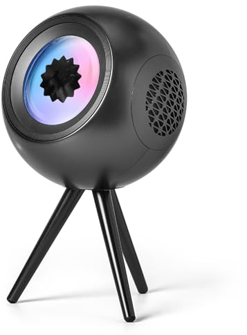 sovenomund Ferrofluid Lautsprecher – Magnetischer Fluid-Bluetooth-Lautsprecher, Audio-Visualizer mit dynamischen visuellen Effekten und traumhaften bunten Lichtern – Dual-TWS-Kopplung, einzigartige