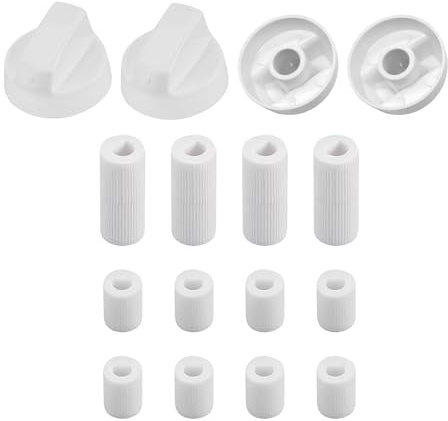 Botones de control de horno, 4 pomos universales de repuesto para hornos de cocina, termostato duradero Stovve Button accesorios, resistente al calor para hornos de gas