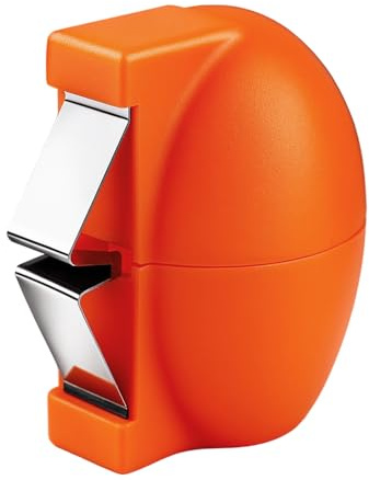 2026 New Egg Shell Opener, Stainless Steel Egg Cracker Tool, Multifunctional Eggs Separator for Raw and Hard Boiled Eggs Peeler Shell Remover, Kitchen Gadget (Orange 1pcs)