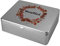 Herz & Heim® Tee-Box aus Metall - Motiv: Herbst - mit Aufdruck Ihres Textes