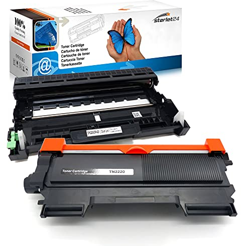 Toner + Bildtrommel kompatibel zu Brother TN2220 DR2200 für DCP-7055 DCP-7060D MFC-7360N MFC-7460DN 7860DW HL-2130 HL-2240 HL-2240D HL-2250DN HL-2270DW FAX-2840 FAX-2940