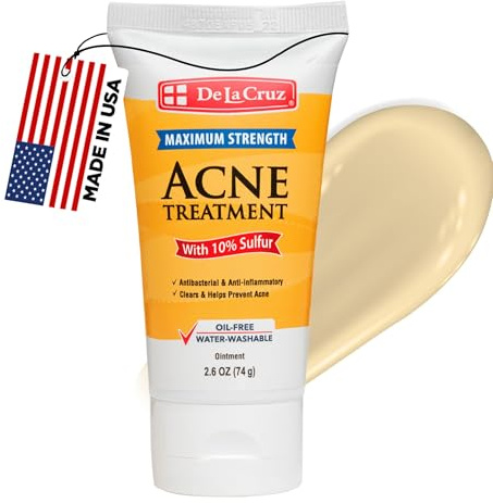 De La Cruz Ungüento para el Tratamiento del Acné, Face y Body, 2.6 oz