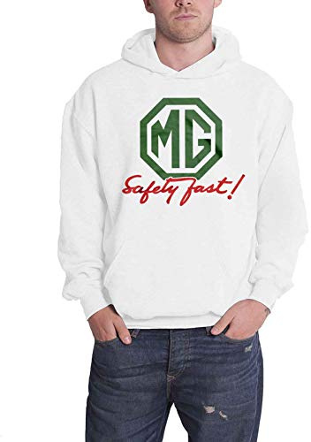 MG Herren Lmi-33-bmh004-h86-9 Hooded Sweatshirt, weiß, XL