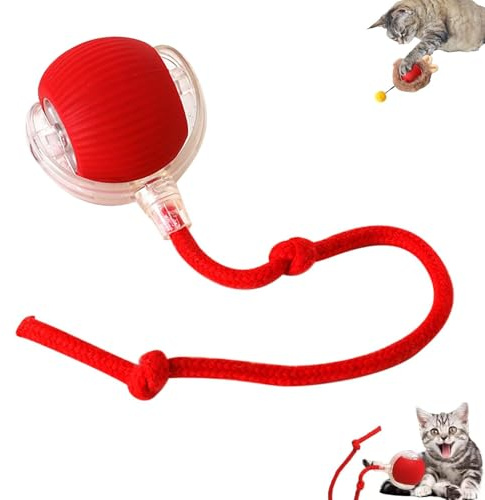 Chewie Balle à Rouler Virale - Jouet Interactif et Électrique pour Chat et Chien - Balle Intelligente à Mâcher