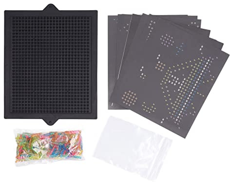Hztyyier Lampada LED Fai-da-te Puzzle con Perline Modalità Lampeggianti Multiple Luce per Bambini Sviluppa Giocattolo di Intelligenza con Luce Soffusa per la Protezione degli Occhi, Migliora il