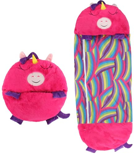 Discoball Sacs de couchage pour enfants, garçons et filles - Sac de couchage en peluche pour la maternelle, les voyages, le camping, la garderie (180 x 70 cm)