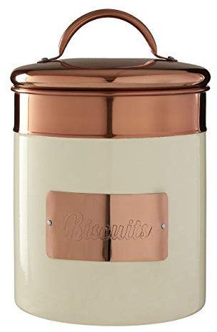 Premier Housewares 507358 Biscuit Canister, Stainless Steel