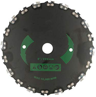 Lame de débroussailleuse, scie à chaîne, brosse à dents, coupe-herbe Heavy Duty 9 Tondeuse à gaz/électrique, tondeuse à gazon Tête de coupe Brosse pour jardin