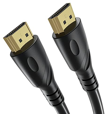 Jorenca 8K/4K HDMI Cable 2m(HDMI 2.1,8k@60hz,48gbps&4k@120hz,18gbps)Ultra High Speed Gold Plated Connectors,Ethernet Audio Return,Video 8K/4K,Full HD1080p,3D Compatible with HDTV,Blu-Ray,PS3/4/5/9,ect