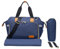 Axcone Wickeltasche Klein für Unterwegs Reise Baby Wickeltasche Bote Messenger mit Isoliertasche und Befestigungshaken Handtaschen（Blue）