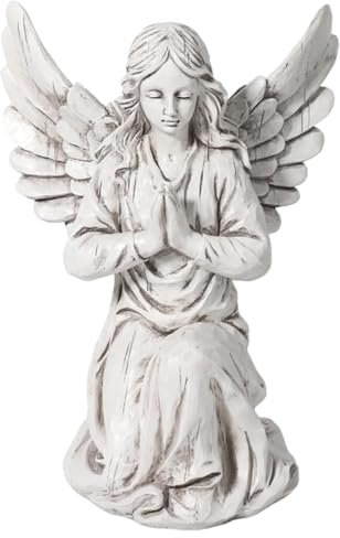 Engel-Gartenstatue, Engelsfigur, Gartenskulptur, religiöse dekorative Statue, nordeuropäischer Engel-Dekoration für Zuhause, Innen- und Außenbereich, Terrasse, Rasen, Hof