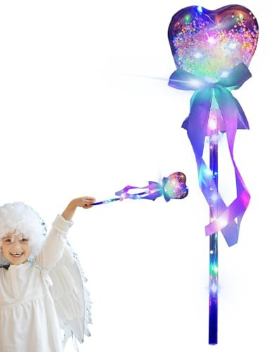 Prinzessinnenstab, LED-Prinzessinnen-Leuchtstab für Kinder – Anziehzubehör für Kinder, Prinzessinnenstab | tragbarer Feenstab für Mädchen, perfekt für Rollenspiele