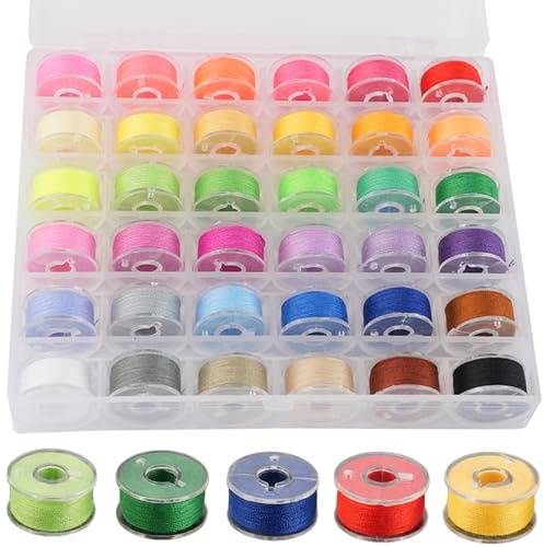 Zoyiancy 36 Colors Waxed Cotton Cord with Box (0.5mm x 20m) | Craft Polyester Waxed Threads, Colourful Sewing Thread, for DIY Macrame Necklace Bracelet Jewelry Making