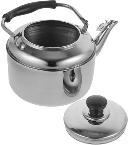 Alipis Hervidor De Agua De Acero Inoxidable 3l Resistente Al Calor Compatible Cocinas De Inducción y Gas Uso Doméstico Calentamiento Rápido