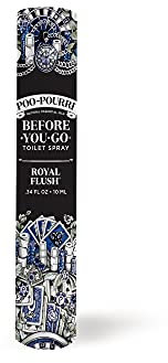Poo-Pourri Before-You-Go Toilet Spray, Royal Flush, Travel Size 10 mL - Eucalyptus and Spearmint