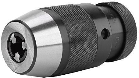 Broca de mandril, 0-13 mm 1/2Portabrocas eléctrico sin llave Portabrocas autoapriete de acero B16 para taladradoras, tornos aburridos