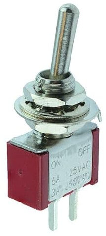 On-Off Miniature PCB Toggle Switch SPST 2 Position Electrical Electronics