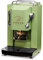 FABER COFFEE MACHINES | Modell Pro Deluxe | Kaffeepadmaschine für 44 mm ESE-Pads | Chrom-Finish | Padpresse aus Messing (Acid Green), Anisgrün