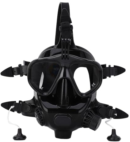 Bewinner Schnorchelmaske Erwachsene Vollmaske – 180° Panoramablick, Silikon Tauchgesichtsbrille mit Kamerahalterung, Beschlagfreies, Auslaufsicheres Schnorchelset für Erwachsene