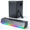 Smalody TV Speakers, Bluetooth Enabled/Optical/AUX/COAXIAL Inputs/Remote Control,Home Theater Speaker Wireless Audio Sound bar TV Speaker + Bass Subwoofer