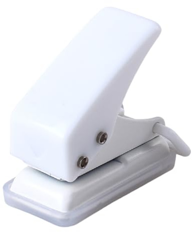 Mini Perforatore a 1 Foro - 10 Fogli in una Sola Volta, Meno Sforzo per Rilegatura di File, Ufficio Studente Domestico, Album Fotografici, Libri Ricordi, Raccoglitori