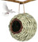 GkgWuxf Hummingbird Nest | Sphere Grass Bird House - Hand Woven Natural Hangable Birdhouse for Garden Courtyard Tree Outdoor Decoration