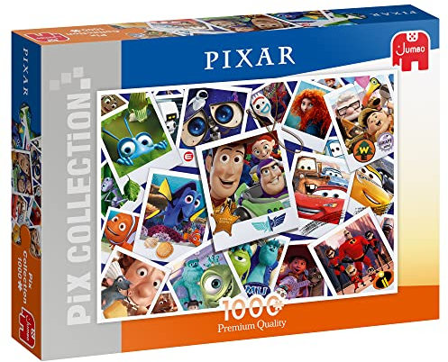 Jumbo Puzzles 19489 Pixar Disney Pix Collection Puzzle, Mehrfarbig