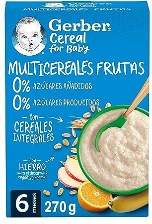 GERBER Multicereales Fruta 270 g
