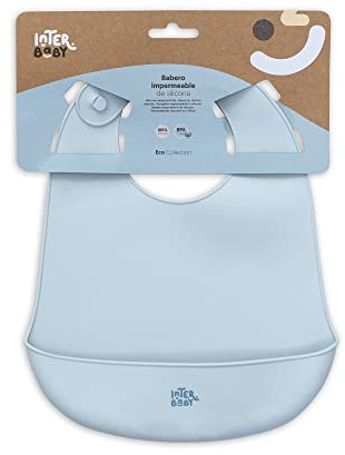 Blaue Silikon-Lätzchen