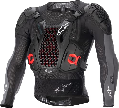 Alpinestars Bionic Plus V2 Veste protectrice (Black/Red,XL)
