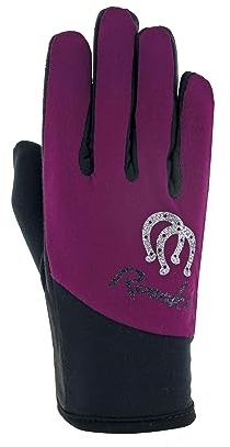 Roeckl Sports Reithandschuh KEYSOE, Kids Winter Handschuh, Lila Magenta 6