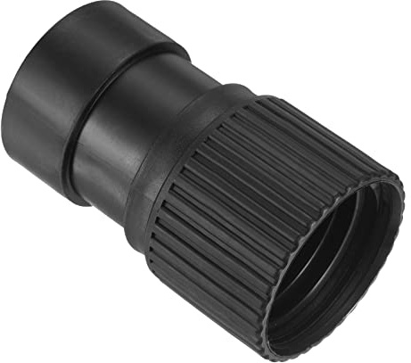 PATIKIL 4,9 cm x 5 cm dammsugarslang adapter, plastrengörare slangadapter kontakt omvandlare ersättning för dammsugare torktumlare, svart