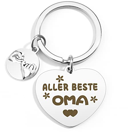 Beste Oma Geschenke Weihnachten Muttertagsgeschenk Ostergeschenk Oma Schlüsselanhänger Oma, Geburtstagsgeschenk Geschenkideen Sinnvolle Geschenke für Oma von Enkel Enkelkinder Besondere Geschenke Oma