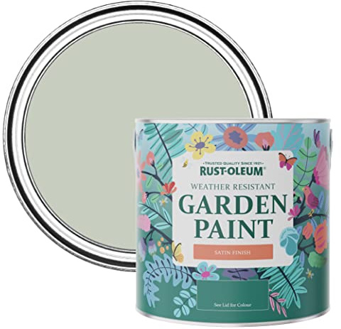 Rust-Oleum Green Mould-Resistant Garden Paint In Satin Finish - Aloe 2.5L