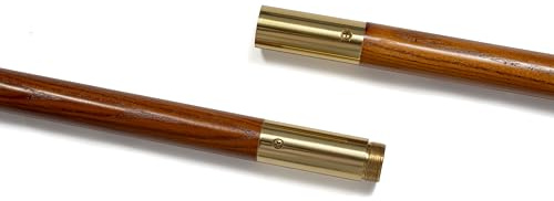 FRF FLAG Mástil de bandera de interior de 8 pies, mástil de madera rojo oscuro, asta de bandera de roble, se adapta a juegos de banderas de interior y juegos de exhibición