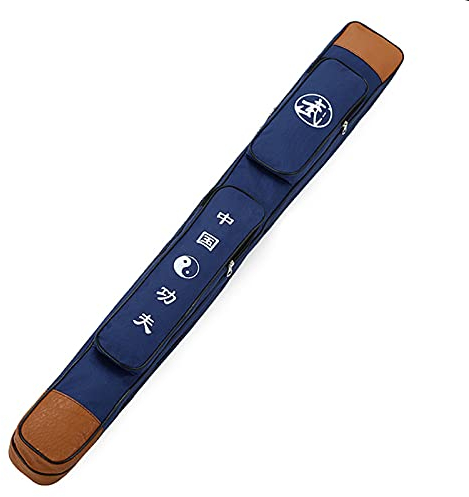 Miuxe Sac Katana Étui à épée en Toile Universelle, Sac à épée Double pour épée Tai Chi, Sac à bandoulière pour Armes d'arts Martiaux Sac de Kung Fu adapté pour Le Sabre et Le Sabre