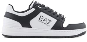Sneaker EA7 Emporio Armani training ecopelle black/ white unisex U25EA03 X8X189 XK404 N181 39 1/3