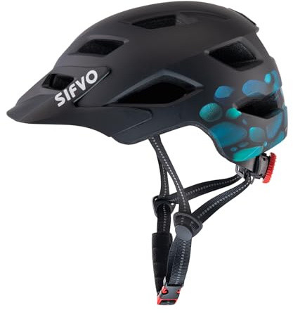 Kids Helmet, SIFVO Kids Bike Helmet Boys and Girls Bike Helmets with Cool Visor Helmet for Kid 5-14, Kid Bike Helmets Youth Bike Helmet Adjustable & Lightweight 50-57cm
